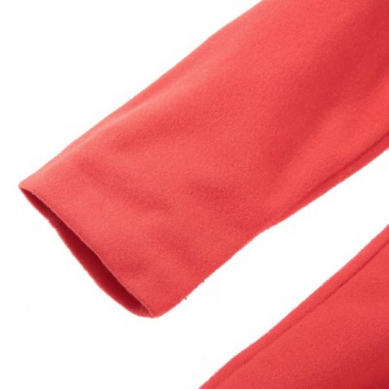Long Sleeves Ruffles Lapel Beam Waist Long Sections Stylish Trench Coat